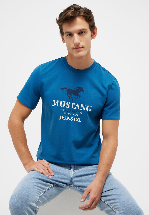 Cabano Mustang Austin T-Shirt 4944 Mb K Mid Blue