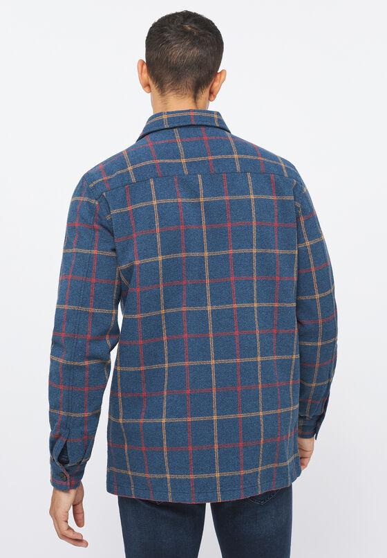 Cabano Mustang Clemens Check Shirt 12355 K Navy