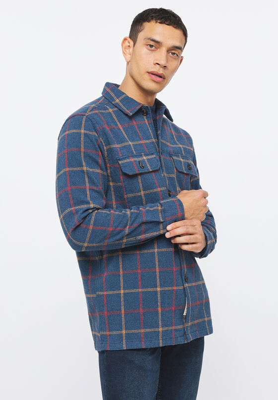 cabano Mustang Clemens Check Shirt 12355 K Navy