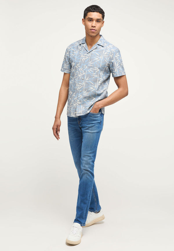 Cabano Mustang Collin Tropical Shirt 461 K Grey