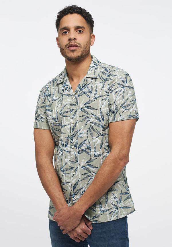 Cabano Mustang Collin Tropical Shirt 463 R Green