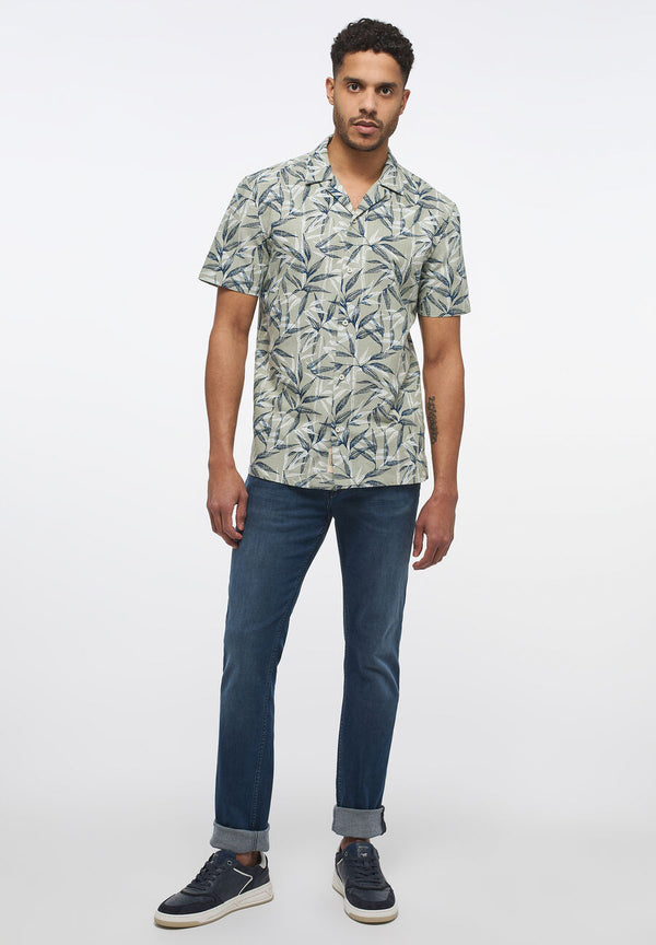 Cabano Mustang Collin Tropical Shirt 463 R Green