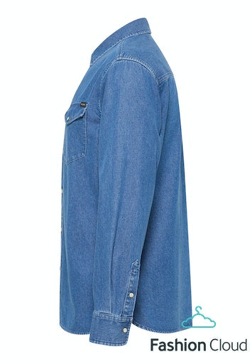 Cabano Mustang Denim Shirt Duver 300 K Mid Blue