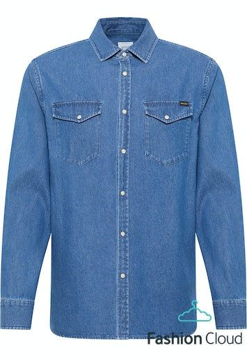 cabano Mustang Denim Shirt Duver 300 K Mid Blue
