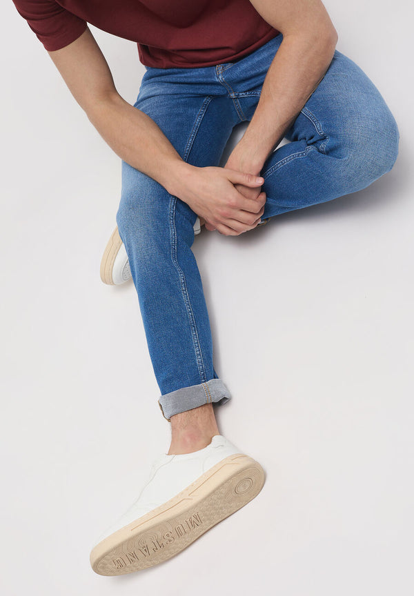 Cabano Mustang Oregon Jeans Slim 577 R Mid Blue