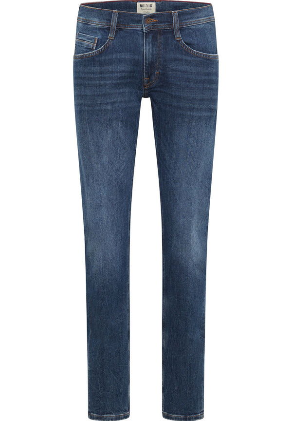 Cabano Mustang Oregon Tapered Jeans 883 K Mid Blue