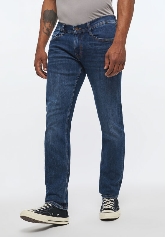 cabano Mustang Oregon Tapered Jeans 883 K Mid Blue