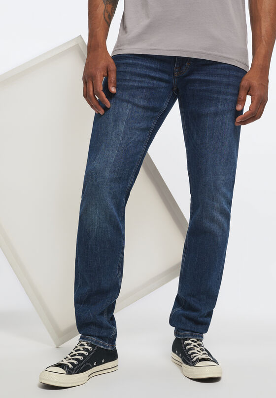 Cabano Mustang Oregon Tapered Jeans 883 R Mid Blue