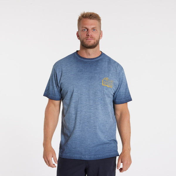 Cabano North 56.4 Cool Dyed T-Shirt 41324 B K Blue