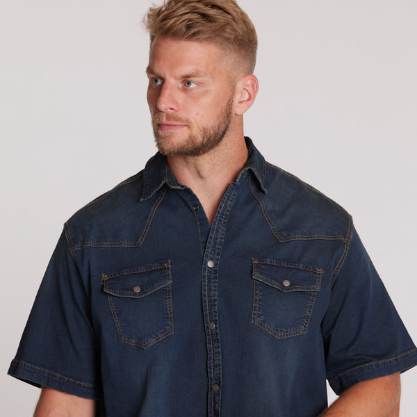 Cabano North 56.4 Denim Shirt 31347T K Dark Blue