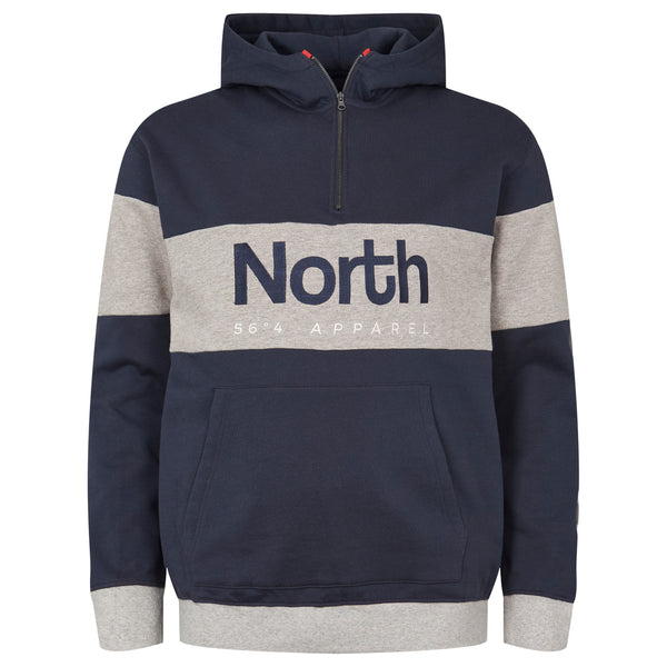 cabano North 56.4 Hooded Logo Sweat 13143B K Navy