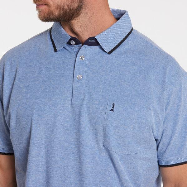 Cabano North 56.4 Pique Polo 4119T B K Light Blue