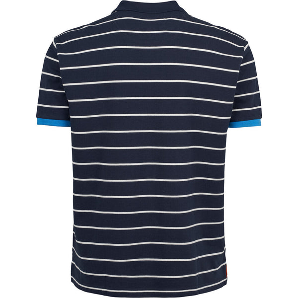 Cabano North 56.4 Striped Pique Polo 41118T K Navy