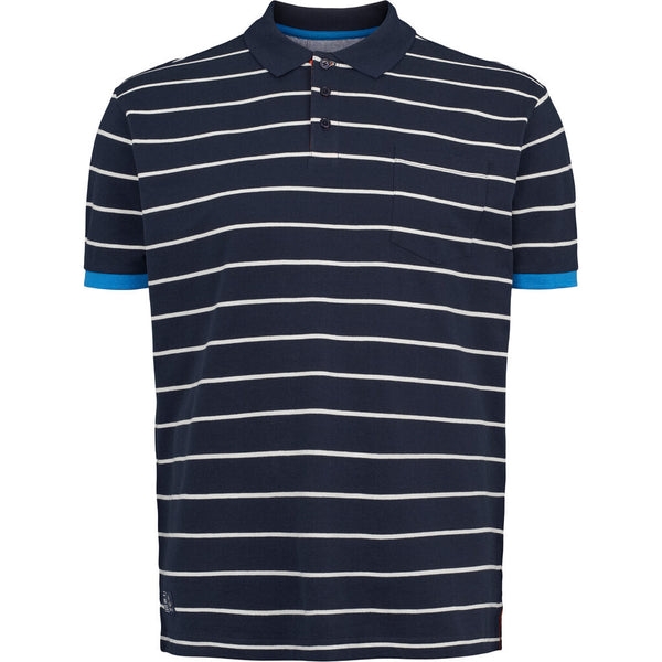 cabano North 56.4 Striped Pique Polo 41118T K Navy