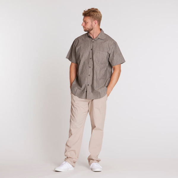 Cabano North 56.4 Striped Shirt 31166B K Brown