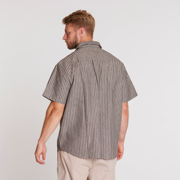 Cabano North 56.4 Striped Shirt 31166B K Brown