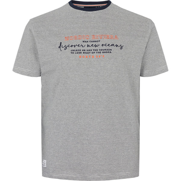 cabano North 56.4 Striped T-Shirt 41146T N K Navy