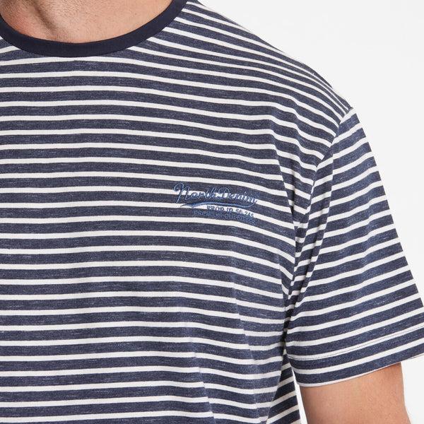 Cabano North 56.4 Striped T-Shirt 41321 N K Navy