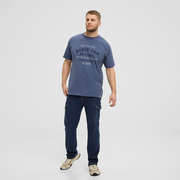 Cabano North 56.4 T-Shirt 43302T B K Mid Blue