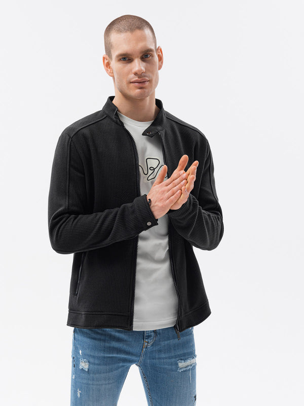 Cabano Ombre Fleece Jacket C453-V8 R Black