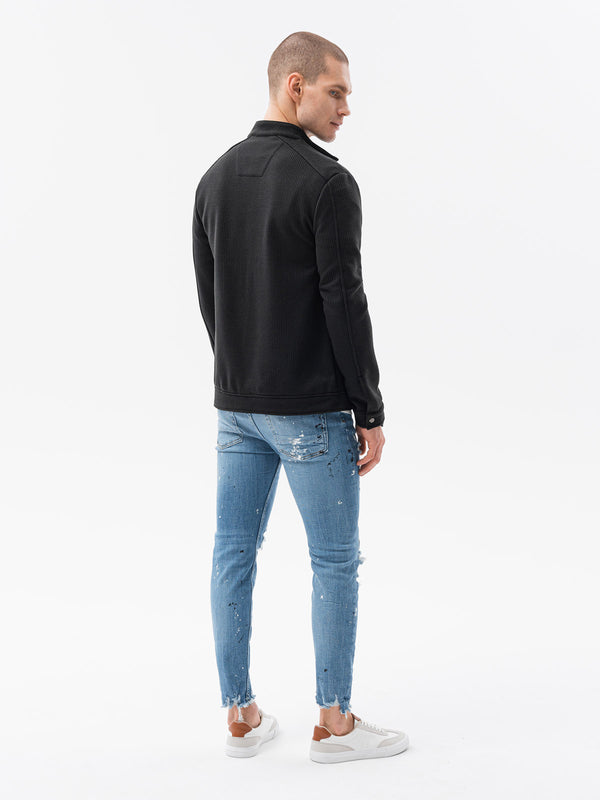 Cabano Ombre Fleece Jacket C453-V8 R Black