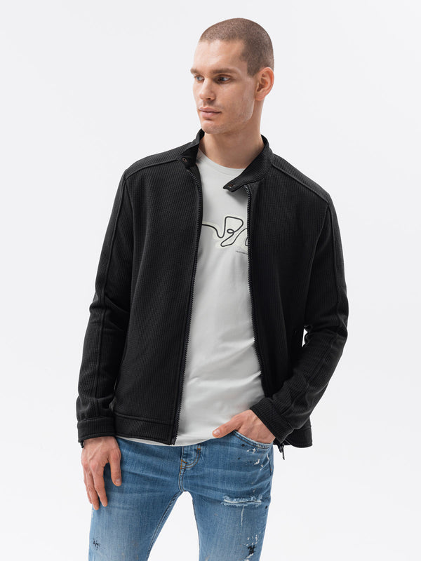 Cabano Ombre Fleece Jacket C453-V8 R Black