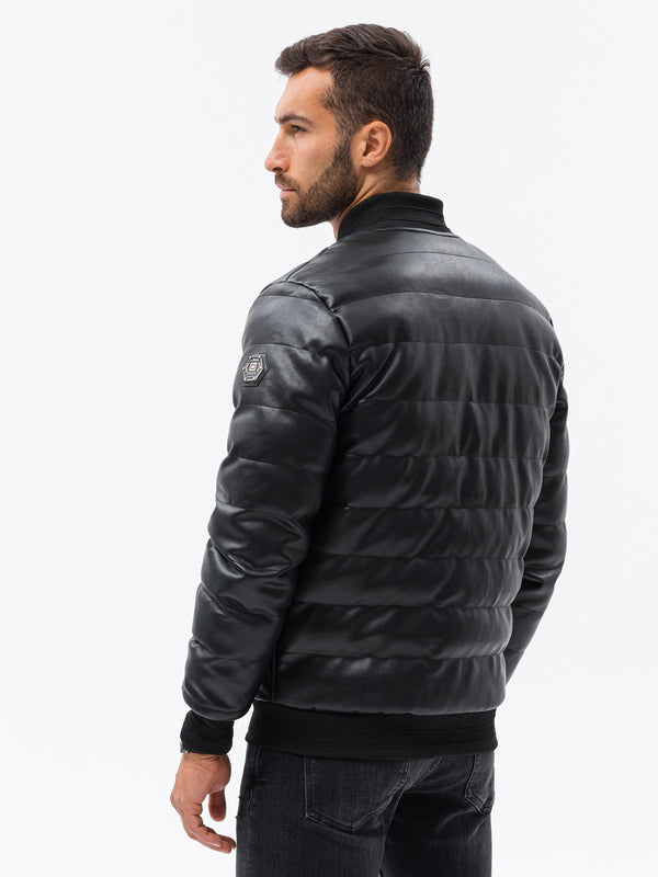 Cabano Ombre Pilot Jacket C602 R Black