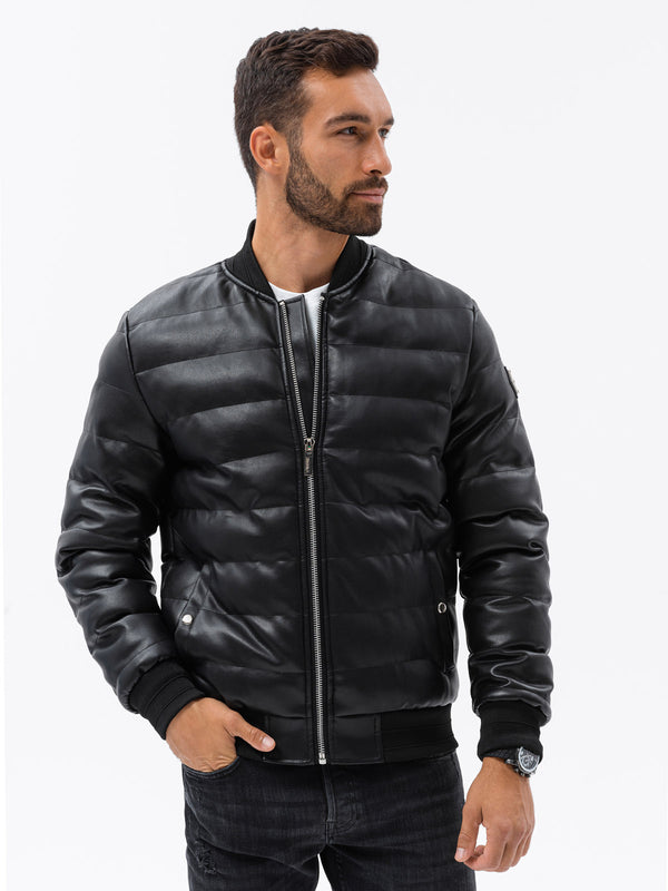 Cabano Ombre Pilot Jacket C602 R Black