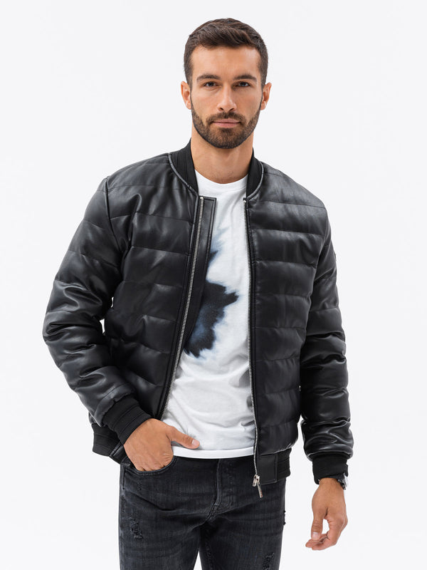 cabano Ombre Pilot Jacket C602 R Black