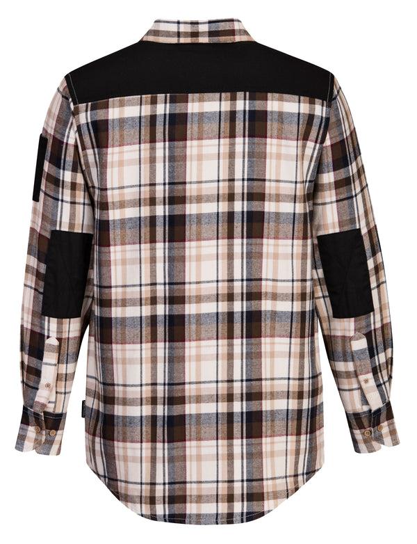Cabano Portwest Kx3 Flannel Check Shirt R Brown