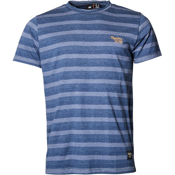 cabano Replika Horizontal Stripe T-Shirt K Blue