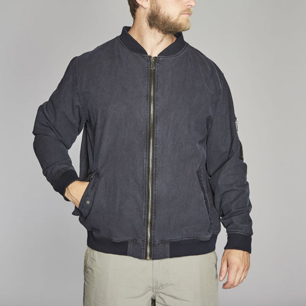 cabano Replika Zipped Casual Jacket K Navy
