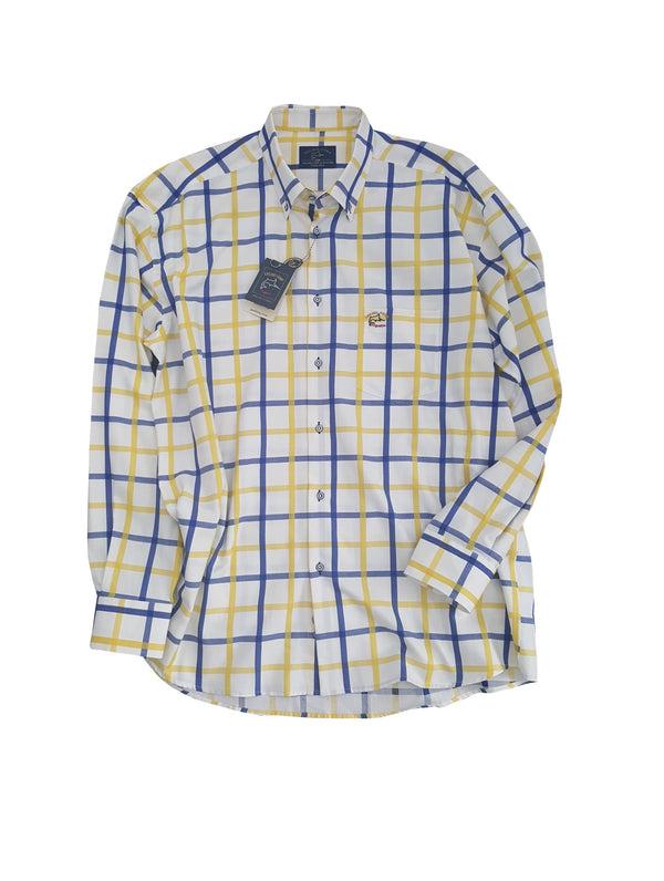 cabano Sailing Company Check Shirt 8112 R Yellow
