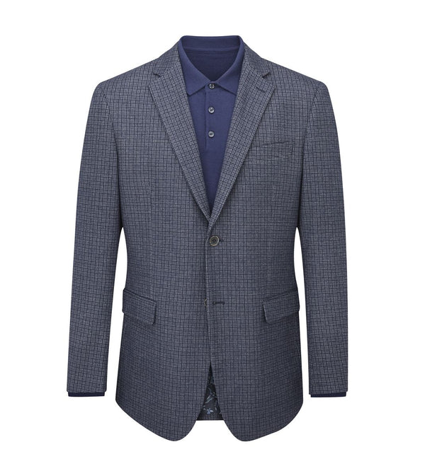 Cabano Skopes Tal Easton Check Jacket K Navy