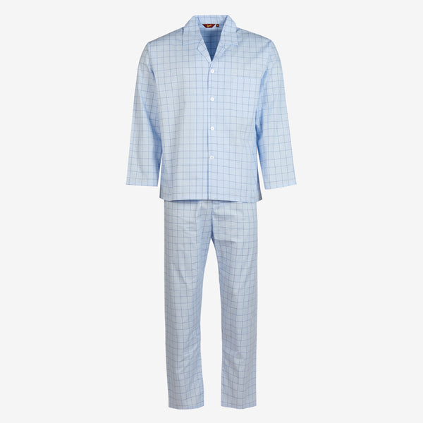 cabano Somax Cotton Pyjamas Chk1 K Light Blue