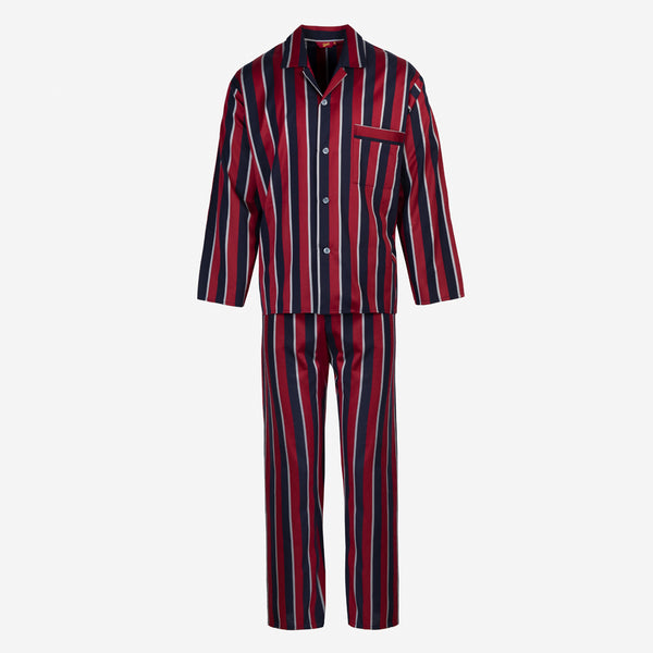 Cabano Somax Regimental Striped Pyjamas Ewr K Red