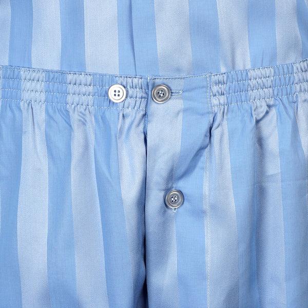Cabano Somax Satin Striped Pyjamas Sdw1 B K Blue