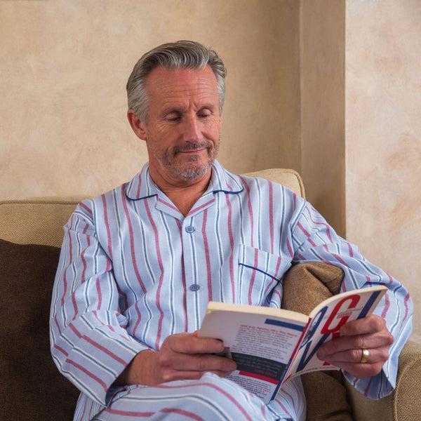 Cabano Somax Striped Pyjama Ms28 K Red