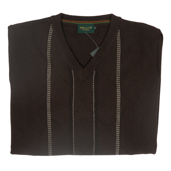 Cabano Swallow Swallow V-Neck Aw2013 R Brown