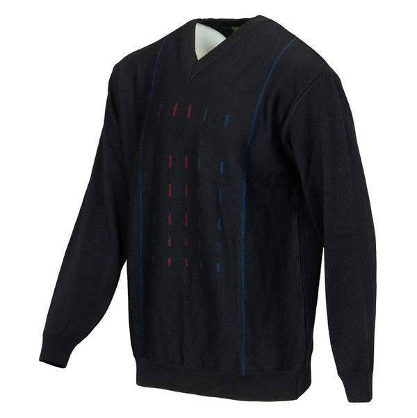 Cabano Swallow V-Neck Jumper 2301 N K Navy