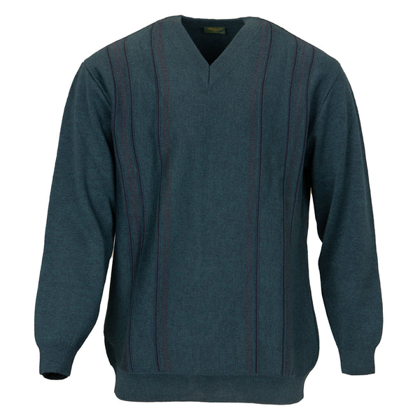 cabano Swallow V-Neck Jumper 2302 K Teal Green
