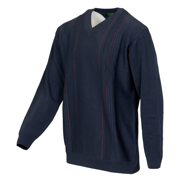 Cabano Swallow V-Neck Jumper 2304 Db K Dark Blue