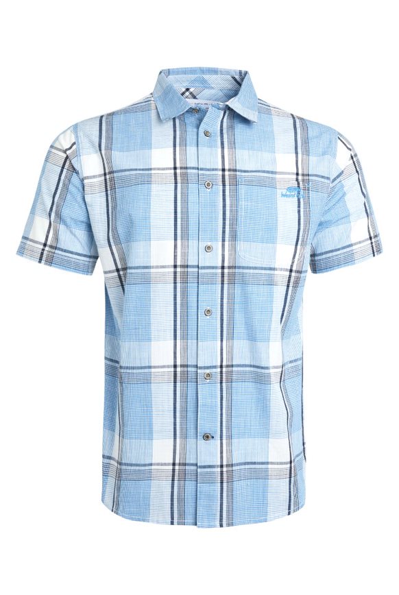 Cabano Weird Fish Avalon Check Shirt R Turquoise