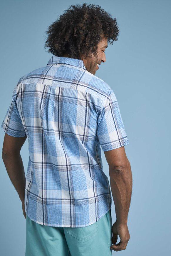 Cabano Weird Fish Avalon Check Shirt R Turquoise