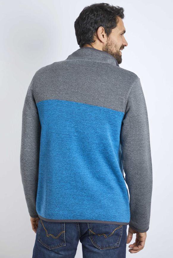 Cabano Weird Fish Berrick Recycled 1/4 Zip K Blue