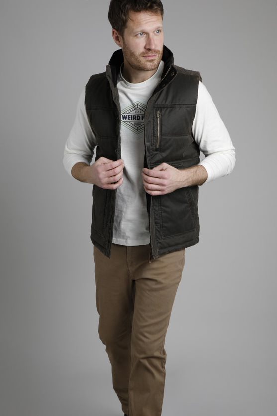 Cabano Weird Fish Blayney Gilet R Brown