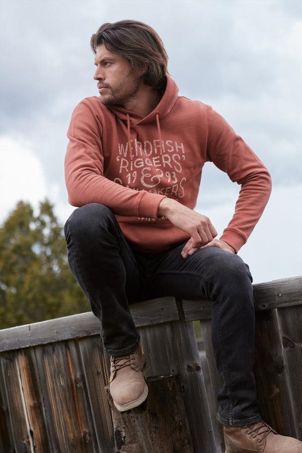 Cabano Weird Fish Bryant Hoody R R Red