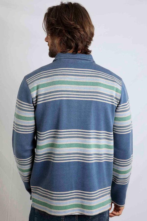Cabano Weird Fish Caudale Polo Sweatshirt R Blue