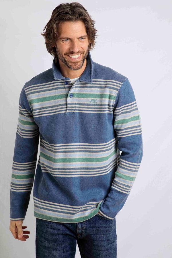 cabano Weird Fish Caudale Polo Sweatshirt R Blue