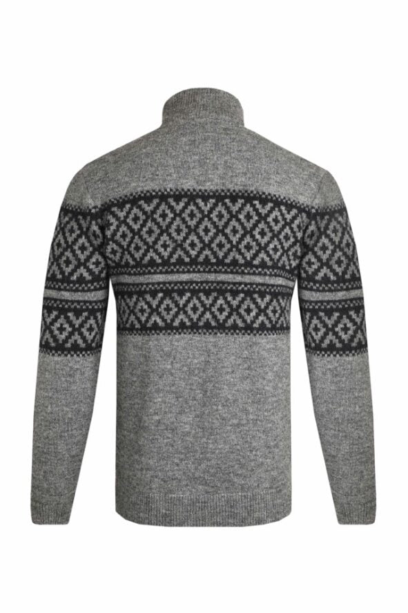 Cabano Weird Fish Donny 1/4 Zip Jumper G R Grey